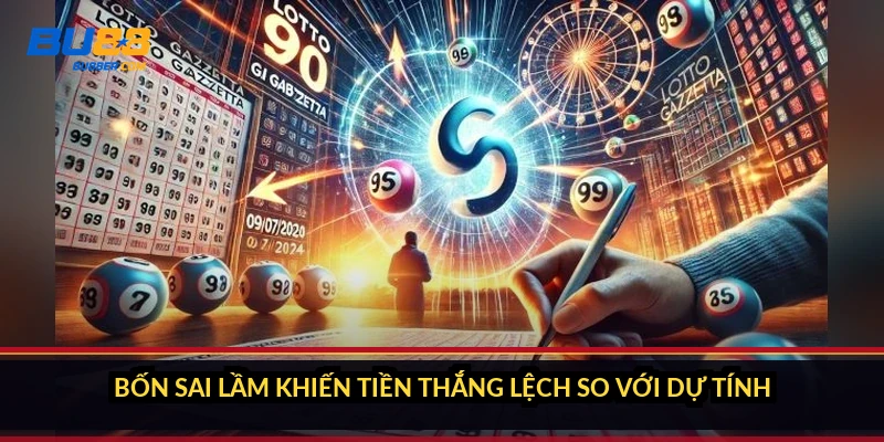 Lô xiên 3 tính tiền thế nào? Công thức và ví dụ 10k ăn 650k 5 Bốn sai lầm khiến tiền thắng lệch so với dự tính